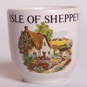 BEAUTIFUL ISLE OF SHEPPEY Shot Glass Cup Made in England Country Cottage